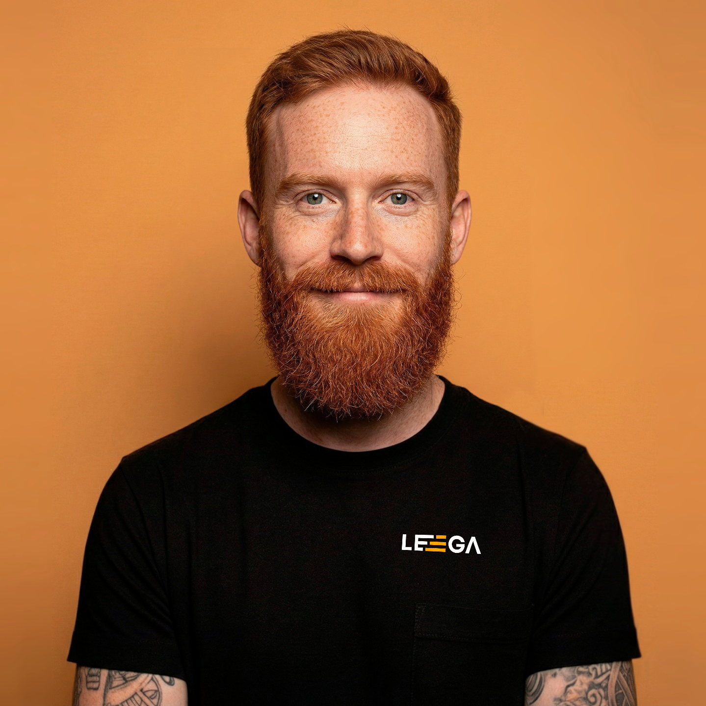 Retrato representando equipe Leega